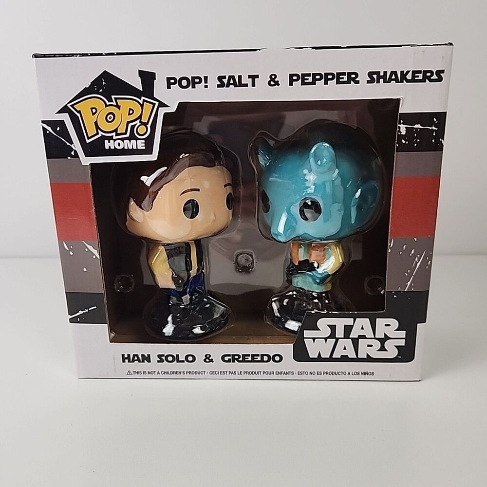 Funko Pop! Home Star Wars Han Solo Greedo Salt Pepper Shaker Smuggler's Bounty